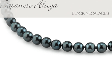 Black Akoya Pearl Necklace