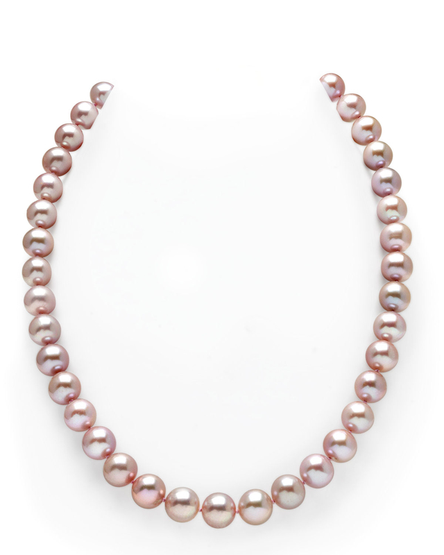 10-11mm Pink Freshwater Pearl Necklace - AAAA Quality