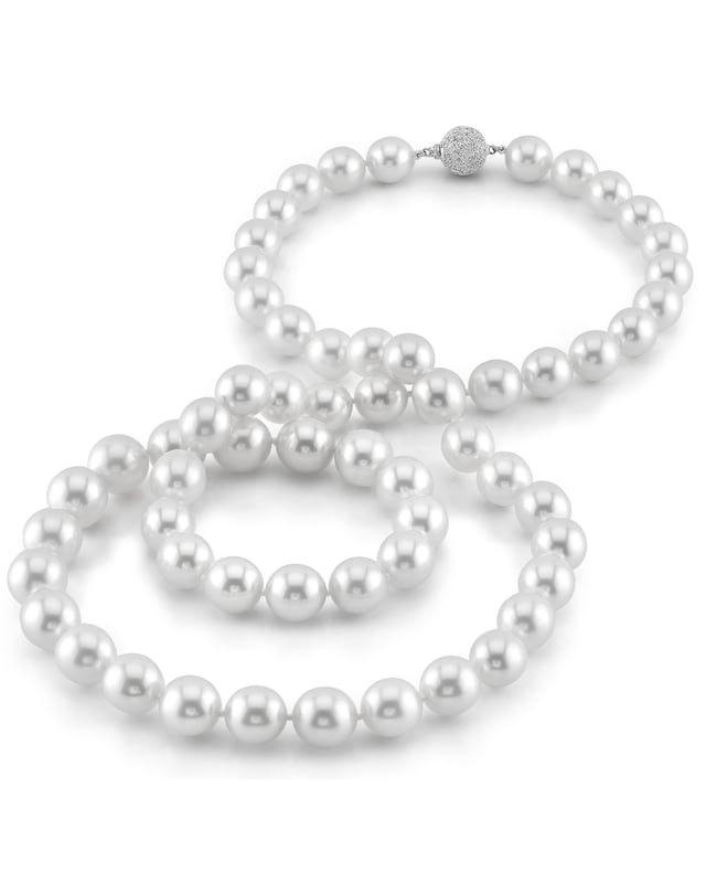 Opera Length 11-13mm South Sea Pearl Necklace - AAAA Quality