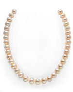10-11mm Peach Freshwater Pearl Necklace