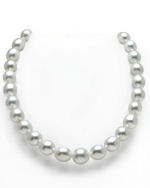 10-12mm White South Sea Baroque Pearl Necklace