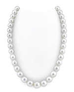 10-12mm Australian South Sea White Pearl Necklace - AAAA Quality