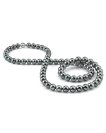 Opera Length 9-10mm Tahitian South Sea Pearl Necklace - AAAA Quality