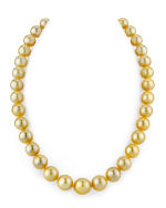 10-13mm Golden South Sea Pearl Necklace