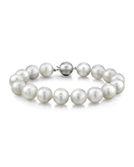 11-12mm White South Sea Pearl Bracelet - AAAA Quality