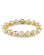 11-12mm Golden South Sea Pearl Bracelet
