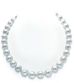 11-14mm White South Sea Baroque Pearl Necklace