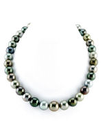 11-14mm Tahitian South Sea Pearl Multicolor Necklace - AAAA Quality