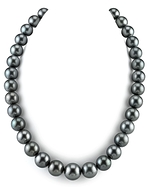 11-14mm Black Tahitian South Sea Pearl Necklace