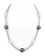 10.5mm South Sea Multicolor Pearl Tincup Necklace