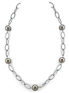 11-12mm Tahitian South Sea Pearl Designer Necklace