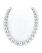 12-14mm Australian South Sea White Pearl Necklace - AAAA Quality