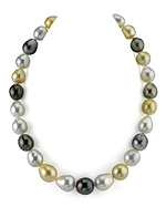 12-14mm Tahitian & South Sea Baroque Pearl Necklace