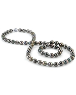 10-12mm Opera Length Tahitian South Sea Baroque Pearl Necklace