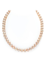 7-8mm Peach Freshwater Pearl Necklace