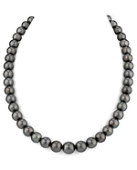 8-10mm Black Tahitian Pearl Necklace