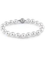 7-8mm White Freshwater Pearl Bracelet - AAAA Quality