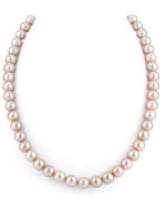 8-9mm Lavender Freshwater Pearl Necklace - AAAA Quality