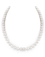 8-9mm White Freshwater Pearl Necklace