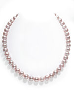 9-10mm Lavender Freshwater Pearl Necklace