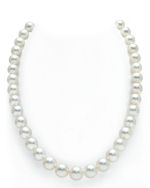 9-12mm Australian South Sea White Pearl Necklace - AAAA Quality