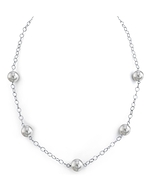9mm South Sea Pearl Tincup Necklace