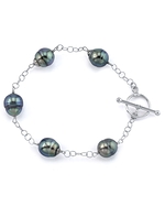 9mm Tahitian Baroque Pearl Tincup Bracelet