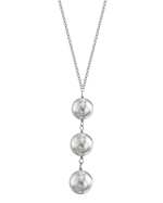 South Sea Pearl Triple Drop Pearl Pendant