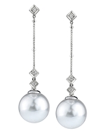 South Sea Pearl & Diamond Odelia Earrings