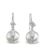 South Sea Pearl and Diamond Sandra Earrings