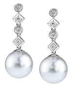 South Sea Pearl & Diamond Julia Earrings