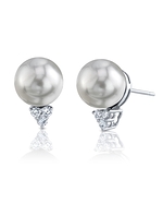 South Sea Pearl & Diamond Sea Breeze Earrings