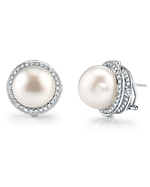 South Sea Pearl & Diamond Bella Earrings