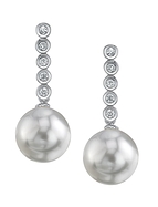 South Sea Pearl & Diamond Maya Earrings