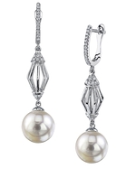 South Sea Pearl & Diamond Arianna Earrings