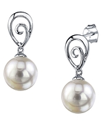 South Sea Pearl Autumn Earrings