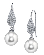 South Sea Pearl & Diamond Brooklyn Earrings