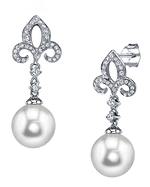 South Sea Pearl & Diamond Caroline Earrings