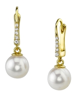 South Sea Pearl & Diamond Susan Earrings