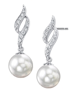 South Sea Pearl & Diamond Suzanna Earrings