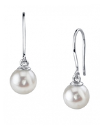 White Akoya Pearl Linda Earrings