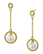 White Akoya Sharon Pearl Earrings