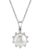 Akoya Pearl Solaris Pendant- Choose Your Pearl Color