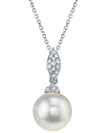 Akoya Pearl & Diamond Connie Pendant 