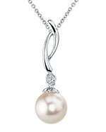 Akoya Pearl & Diamond Madison Pendant