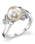 Akoya Pearl & Diamond Chloe Ring