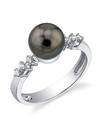 Tahitian Pearl & Diamond Heather Ring