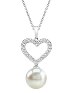 South Sea Pearl of the Heart Pendant