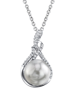 South Sea Pearl & Diamond Luciana Pendant
