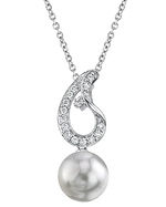 South Sea Pearl & Diamond Jessica Pendant